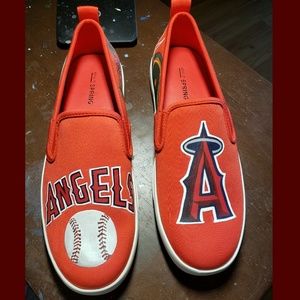 Hand painted Los Angeles Angels shoes